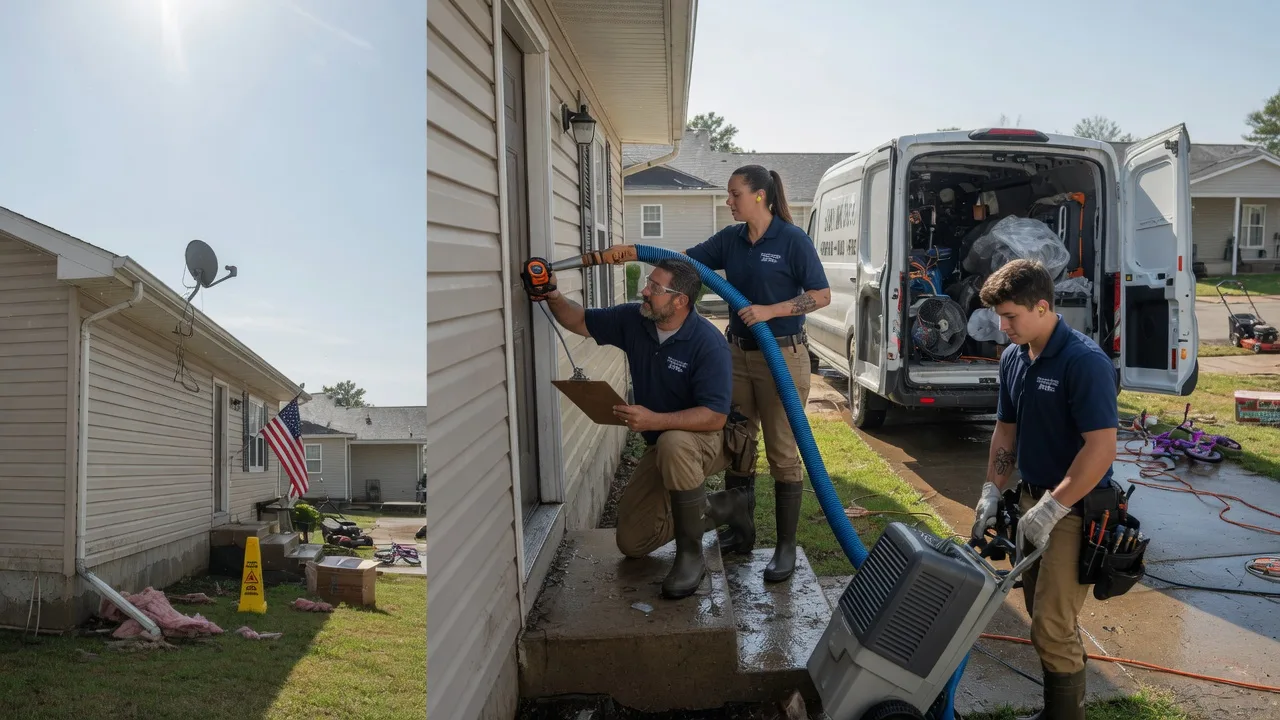 Ceiling Water Damage Restoration in Minerva, OH near me
